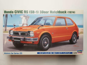 1/24 Honda Civic RS (SB-1) 1974 3Door Hatchback Сборная модель Hasegawa 21125