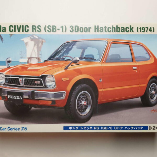 1/24 Honda Civic RS (SB-1) 1974 3Door Hatchback Сборная модель Hasegawa 21125