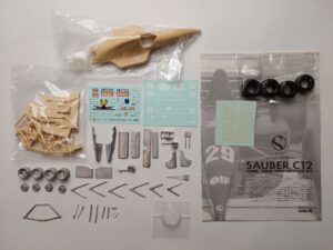 1/24 Sauber C12 1993 Смола Сборная модель Wave FI-44
