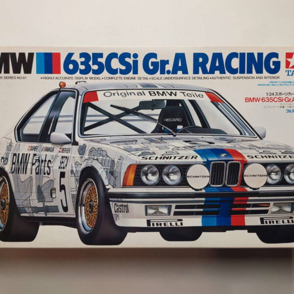1/24 BMW 635 CSi 1985 Spa 24 Hrs #5 Gr. A Racing Сборная модель Tamiya 24061