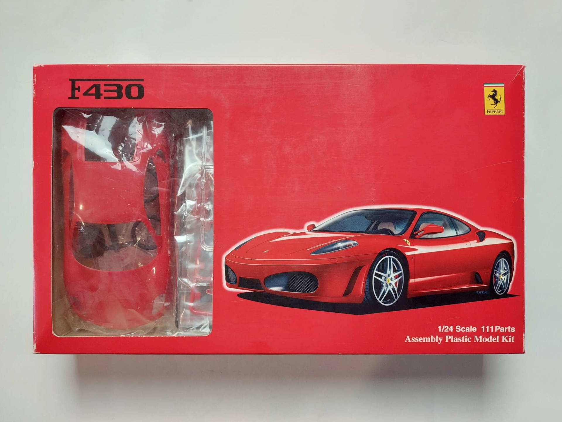 60db9a7edf9813e7e4861efc391d4e22.jpg 1/24 Ferrari F430 с ф/т Сборная модель Fujimi 12272
